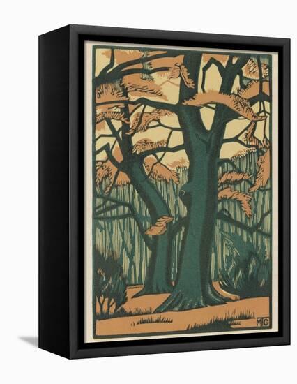 Trees in Autumn-null-Framed Stretched Canvas