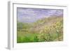 Trees in Blossom-Claude Monet-Framed Giclee Print