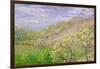 Trees in Blossom-Claude Monet-Framed Giclee Print