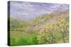 Trees in Blossom-Claude Monet-Stretched Canvas