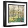 Trees in Blue Green-Libby Smart-Framed Giclee Print