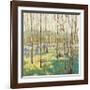 Trees in Blue Green-Libby Smart-Framed Giclee Print