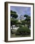 Trees in Front of Himeji-Jo, Dating from 1580 and Known as Shirasagi, Kansai-Christopher Rennie-Framed Photographic Print