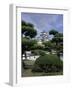 Trees in Front of Himeji-Jo, Dating from 1580 and Known as Shirasagi, Kansai-Christopher Rennie-Framed Photographic Print
