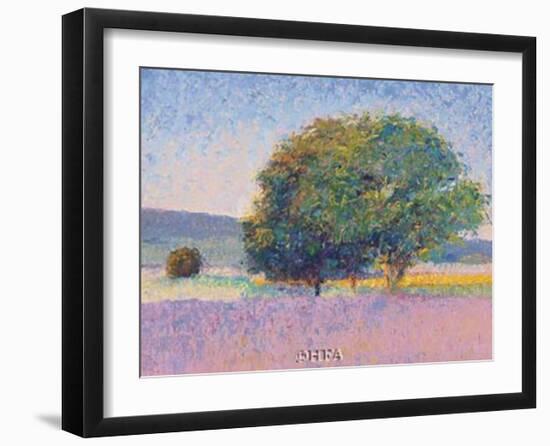 Trees in Provence-Gail Wells-Hess-Framed Art Print