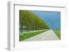 Trees in Spring under Dark Clouds-Jan Marijs-Framed Photographic Print