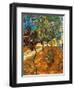 Trees in the Asylum Gardens, Arles, 1889-Vincent van Gogh-Framed Giclee Print