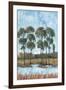 Trees in the Marsh I-Tim OToole-Framed Art Print