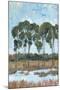 Trees in the Marsh II-Tim OToole-Mounted Art Print