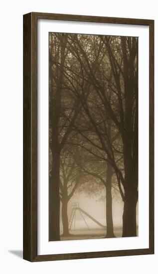 Trees in the Mist-null-Framed Art Print