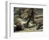 Trees in the Snow, C.1865-Gustave Courbet-Framed Giclee Print