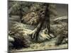 Trees in the Snow, C.1865-Gustave Courbet-Mounted Giclee Print