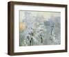 Trees in Wintry Silver, 1910-Konstantin Ivanovich Gorbatov-Framed Giclee Print