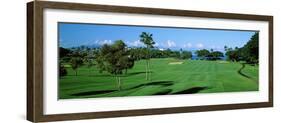 Trees , Kaanapali Golf Course, Maui, Hawaii, USA-null-Framed Photographic Print