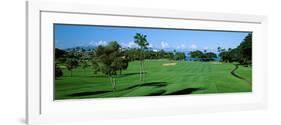 Trees , Kaanapali Golf Course, Maui, Hawaii, USA-null-Framed Photographic Print