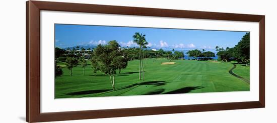 Trees , Kaanapali Golf Course, Maui, Hawaii, USA-null-Framed Photographic Print