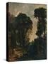 'Trees Near Hampstead Church', 1829, (c1915)-John Constable-Stretched Canvas