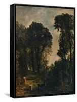 'Trees Near Hampstead Church', 1829, (c1915)-John Constable-Framed Stretched Canvas