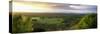 Trees on a Landscape Viewed from Duncton Hill, South Downs National Park, West Sussex, England-null-Stretched Canvas