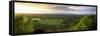 Trees on a Landscape Viewed from Duncton Hill, South Downs National Park, West Sussex, England-null-Framed Stretched Canvas