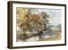 Trees on a Riverbank, Eaton, Norwich, 1847-John Middleton-Framed Giclee Print