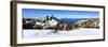 Trees on a Snow Covered Landscape, Heavenly Mountain Resort, Lake Tahoe-null-Framed Photographic Print