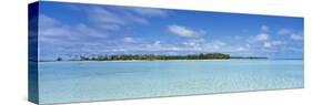 Trees on an Island, Rangiroa, French Polynesia-null-Stretched Canvas