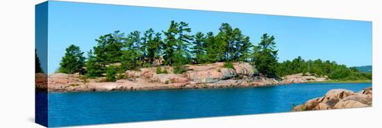 Trees on an Island, Red Island, Killarney, Ontario, Canada-null-Stretched Canvas