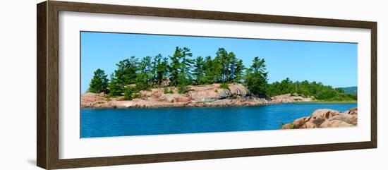 Trees on an Island, Red Island, Killarney, Ontario, Canada-null-Framed Photographic Print