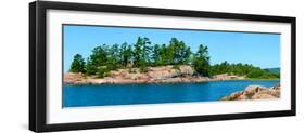 Trees on an Island, Red Island, Killarney, Ontario, Canada-null-Framed Photographic Print