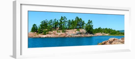 Trees on an Island, Red Island, Killarney, Ontario, Canada-null-Framed Photographic Print