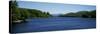 Trees on Both Sides of a Lake, Long Lake, Adirondack State Park, New York State, USA-null-Stretched Canvas