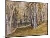 Trees on Box Hill-David Cox-Mounted Giclee Print