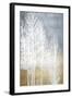 Trees on Gold Panel I-Kate Bennett-Framed Art Print