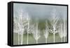 Trees on Green-Kate Bennett-Framed Stretched Canvas