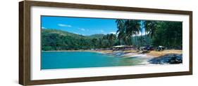 Trees on the Beach, Arapito Beach, Mochima National Park, Anzoategui State-Sucre State, Venezuela-null-Framed Photographic Print