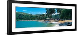 Trees on the Beach, Arapito Beach, Mochima National Park, Anzoategui State-Sucre State, Venezuela-null-Framed Photographic Print