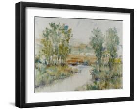 Trees on the Creek II-Tim OToole-Framed Art Print