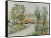 Trees on the Creek II-Tim OToole-Framed Stretched Canvas