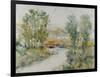 Trees on the Creek II-Tim OToole-Framed Art Print