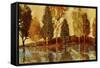 Trees on the Lake-Marietta Cohen-Framed Stretched Canvas