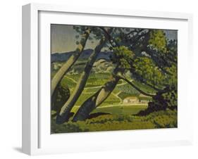 Trees, Provence, 1912-Derwent Lees-Framed Giclee Print