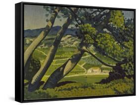 Trees, Provence, 1912-Derwent Lees-Framed Stretched Canvas