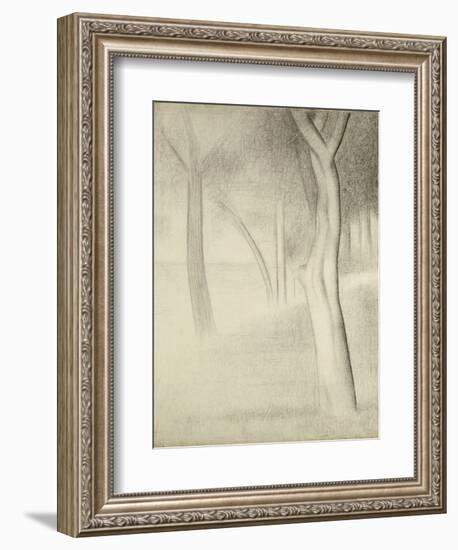 Trees (Study for La Grande Jatte), 1884-Georges Seurat-Framed Giclee Print