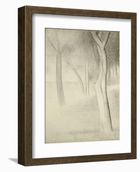 Trees (Study for La Grande Jatte), 1884-Georges Seurat-Framed Giclee Print