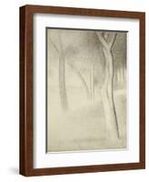 Trees (Study for La Grande Jatte), 1884-Georges Seurat-Framed Giclee Print