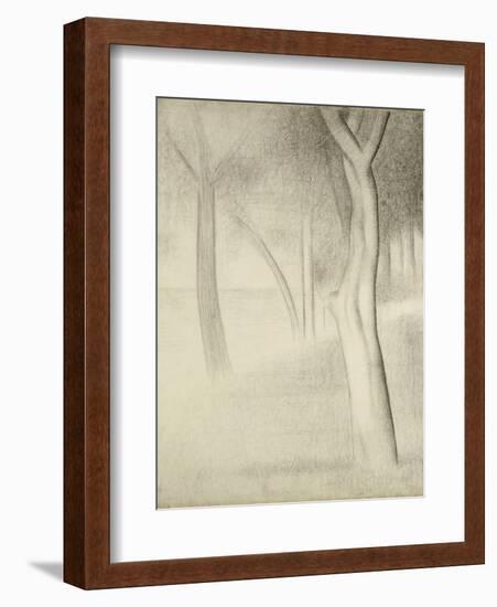 Trees (Study for La Grande Jatte), 1884-Georges Seurat-Framed Giclee Print