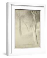 Trees (Study for La Grande Jatte), 1884-Georges Seurat-Framed Giclee Print