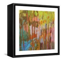 Trees Two-Jane Schmidt-Framed Stretched Canvas