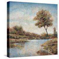 Trees upon the Water II-Jason Javara-Stretched Canvas